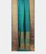 Bluish Green Soft Silk Saree T2483412