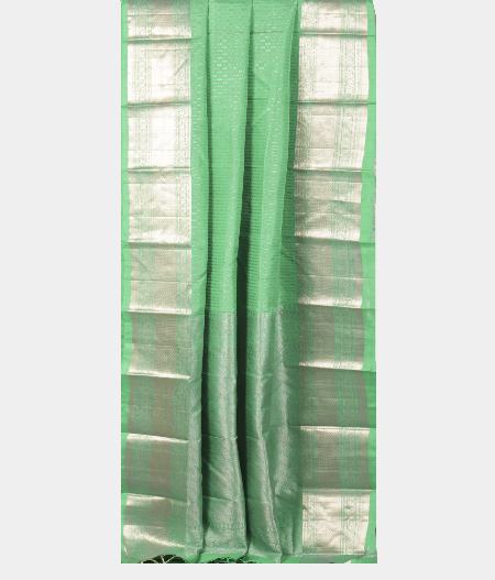 Light Green Handwoven Kanjivaram Silk Saree T2425222