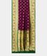 Purple Banaras Georgette Silk Saree with Paithani Border T2442682