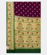 Purple Banaras Georgette Silk Saree with Paithani Border T2442684