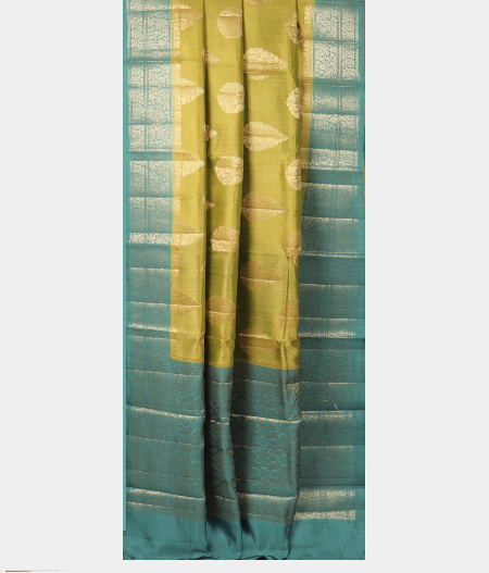 Light Green Chaniya Silk Saree T2485942