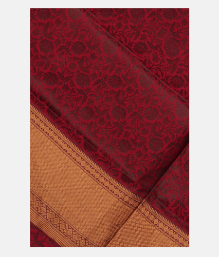 Maroon Soft Silk Saree T248348-image