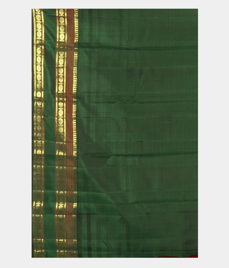 Red Handwoven Kanjivaram Silk Saree T2175903