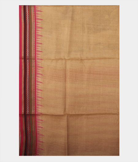 Beige Vidarbha Tussar SareeT2489723