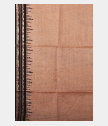 Peach Vidarbha Tussar Saree T2489803