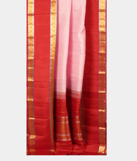 Candy Pink Handwoven Kanjivaram Silk Saree T2492682