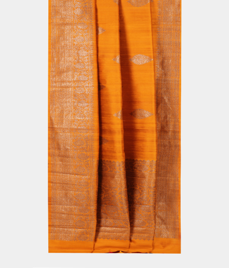 Yellow Banaras Tussar Saree T2480632