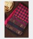 Cherry Red  Handwoven Kanjivaram Silk Saree T2223781