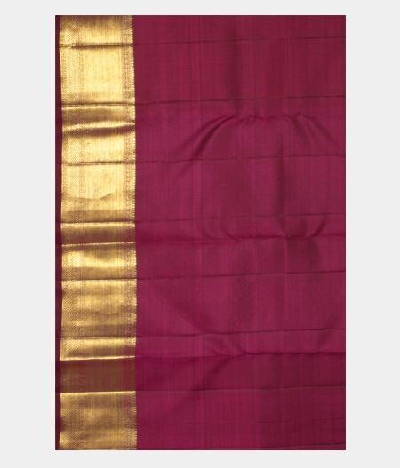 Purple Handwoven Kanjivaram Silk Saree T2467153