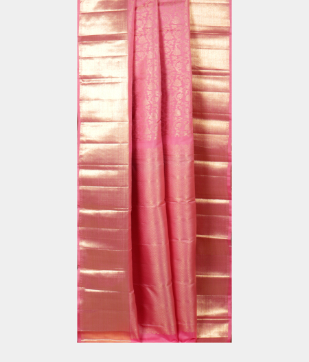 Pink Handwoven Kanjivaram Silk Saree T2477152