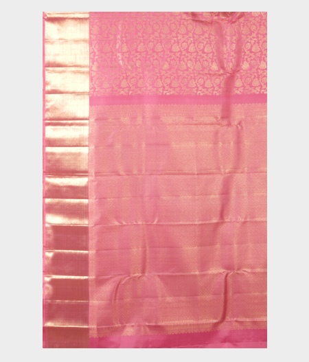 Pink Handwoven Kanjivaram Silk Saree T2477154