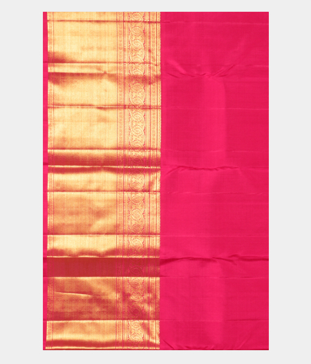 Pinkish Orange Handwoven Kanjivaram Silk Saree T2467823