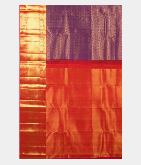 Blue Handwoven Kanjivaram Silk Saree T2312424