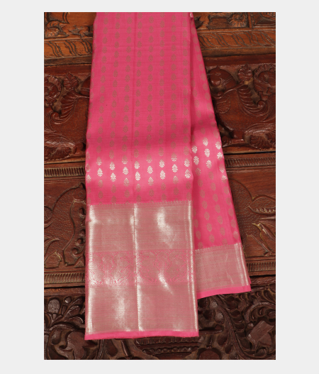Pink Handwoven Kanjivaram Silk Saree T238558-image