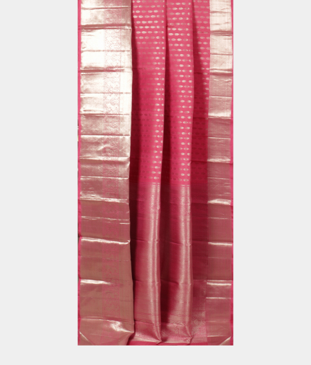 Pink Handwoven Kanjivaram Silk Saree T2385582