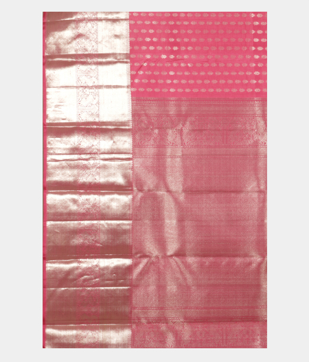Pink Handwoven Kanjivaram Silk Saree T2385584