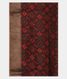 Black Printed Raw Silk Saree T2491873