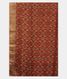 Rust Printed Raw Silk Saree T2315433