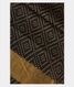 Black Printed Raw Silk Saree T2491821
