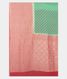 Bluish Green  Banaras Georgette Silk Saree  T2454864