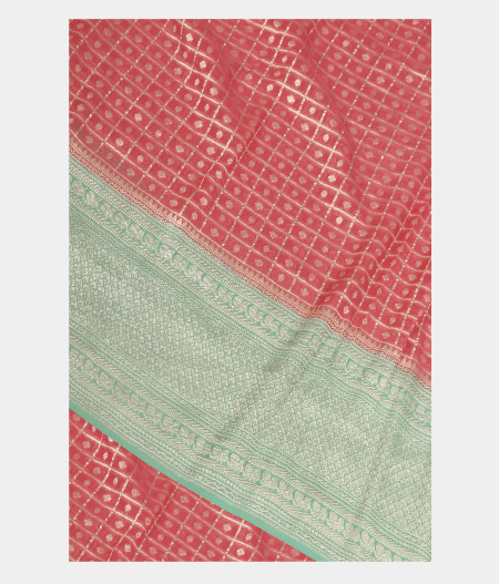 Pink banaras georgette Saree T245478-image