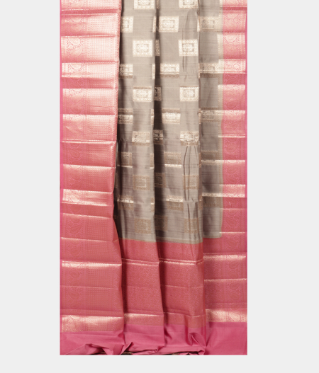 Grey Chaniya Silk Saree T2480442