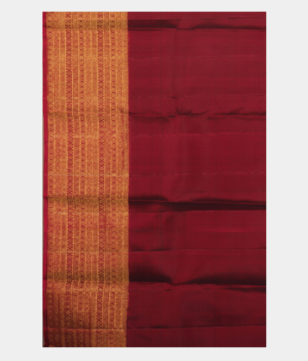 Khaki Brown Handwoven Kanjivaram Silk Saree T2450323