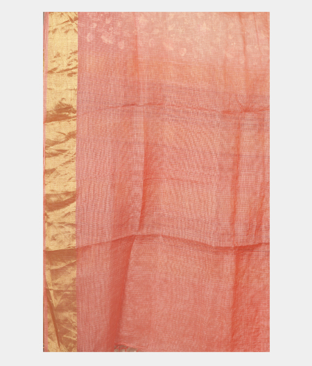 Cream Silk Kota Embroidery Saree T2502583