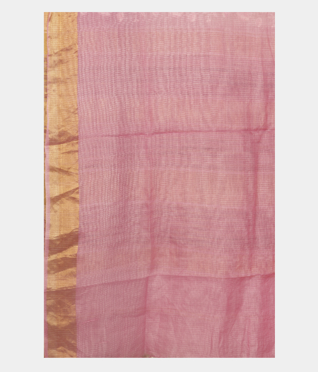 Off White Silk Kota Embroidery Saree T2502573