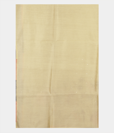 Cream Organza Embroidery Saree T1908443