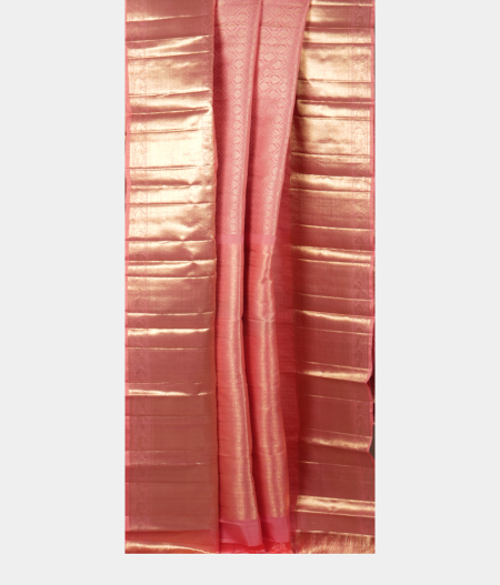 Pink Handwoven Kanjivaram Silk Saree T2477122