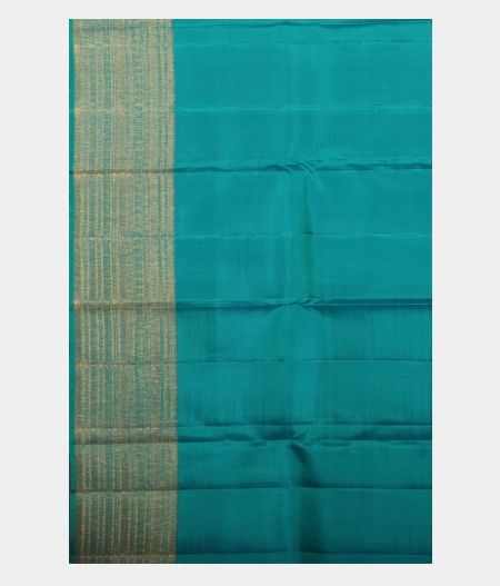 Blue Handwoven Kanjivaram Silk Saree T2450833
