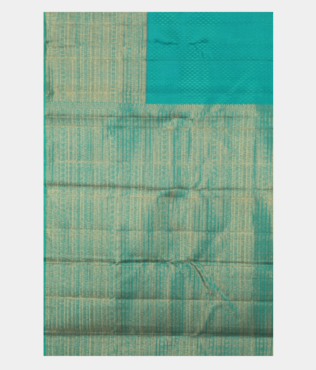 Blue Handwoven Kanjivaram Silk Saree T2450834