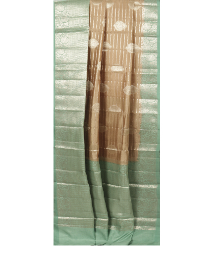 Beige  Chaniya Silk Saree T2480402