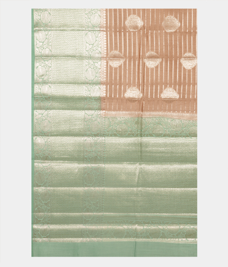 Beige  Chaniya Silk Saree T2480404