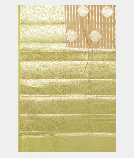 Beige Chaniya Silk Saree T2485544