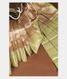 Beige Chaniya Silk Saree T2485541