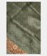 Greenish Grey Organza Cut Work Saree T2511301