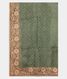 Greenish Grey Organza Cut Work Saree T2511304