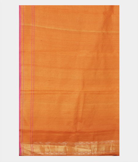 Orange Banaras Tussar SareeT2121723