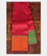 Reddish Pink Handwoven Kanjivaram Silk Saree T2512261