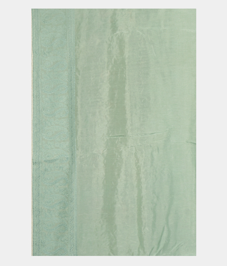 Blue Kora Organza Embroidery Saree T2503573