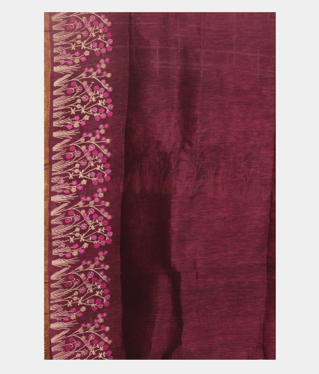 maroon-linen-printed-saree-t250848-t250848-c