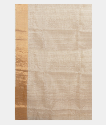 White Silk Embroidery Kota Saree  T2506563