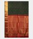 Green Handwoven Kanjivaram Silk Saree T2437224