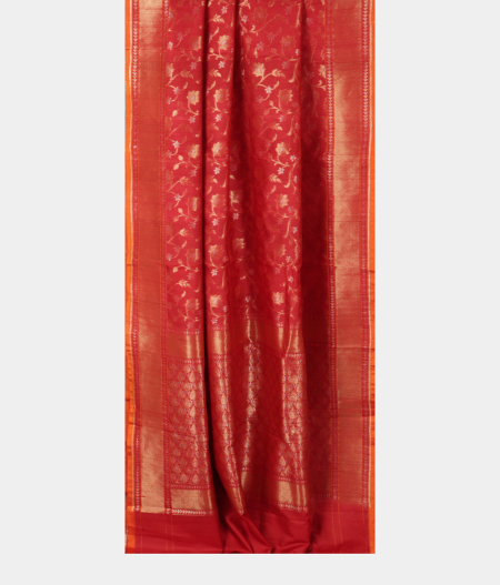 Red Banaras Silk Saree T2068632