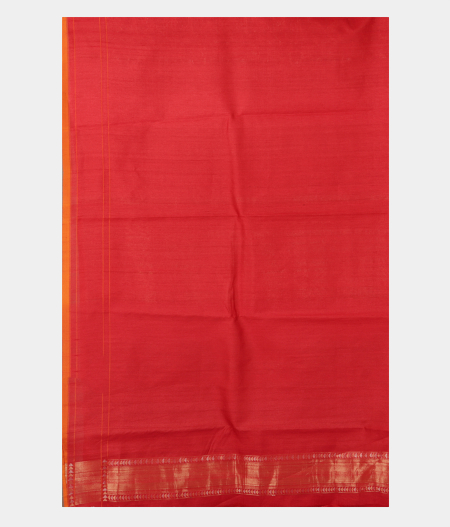 Red Banaras Silk Saree T2068633