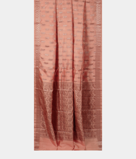Salmon Pink Chaniya Silk Saree T2488062