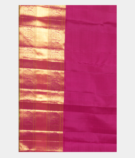 Green Handwoven Kanjivaram Silk Saree  T2451293