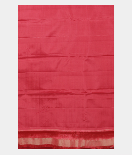 Pinkish Red Handwoven Kanjivaram Silk Saree T2052723